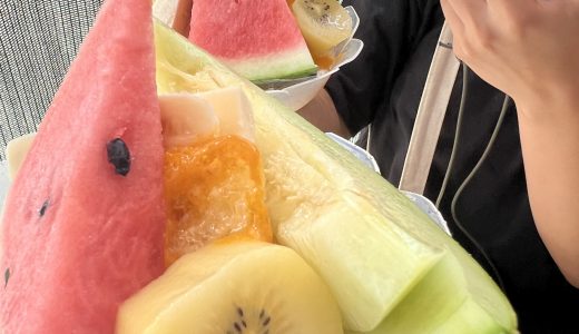 フルーツたっぷりかき氷